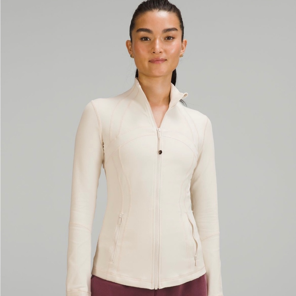 NWT lululemon define jacket white opal size 4